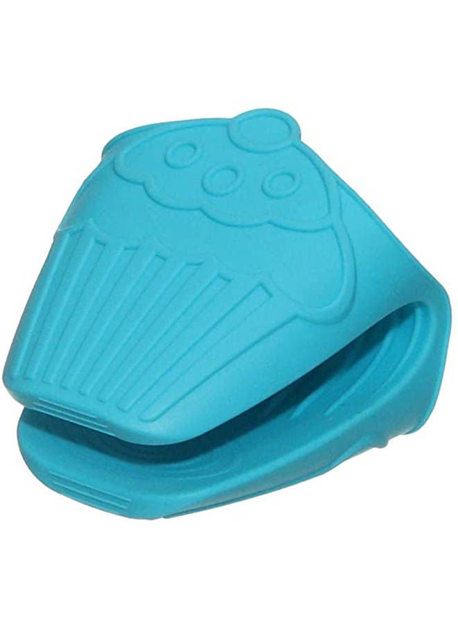 Silicone Heat Resistance Pot Holder Blue 17x12cm