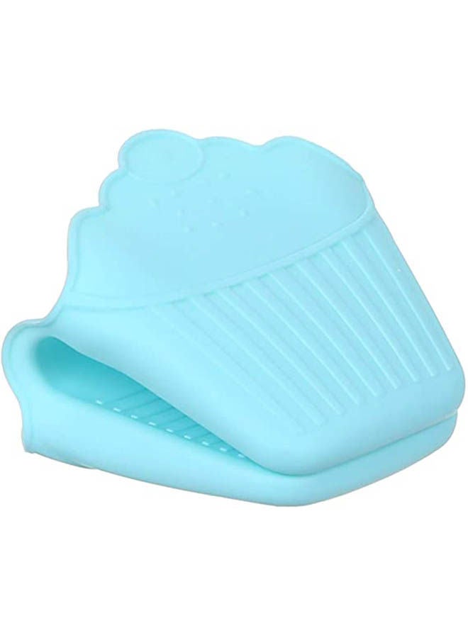 Silicone Heat Resistance Pot Holder Light Blue 17x12cm