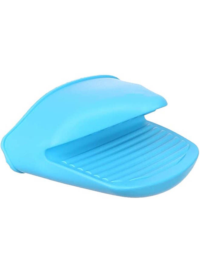 Silicone Heat Resistance Pot Holder Frog Shape Turquoise 17x12cm