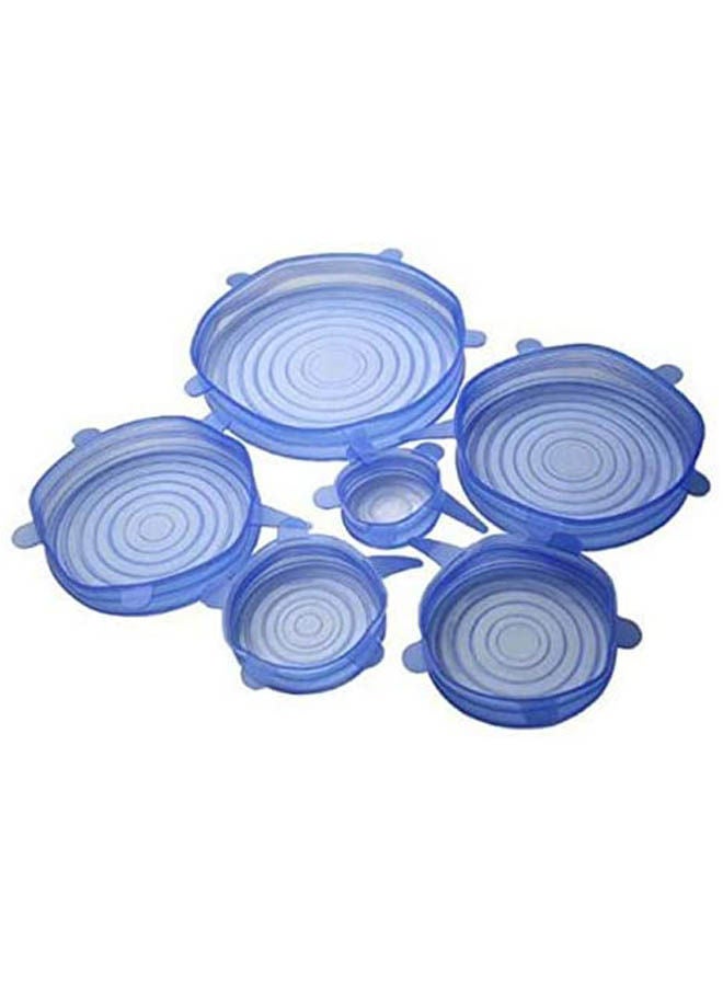 Generic Silicone Stretch Food Cover Set Blue 20cm 