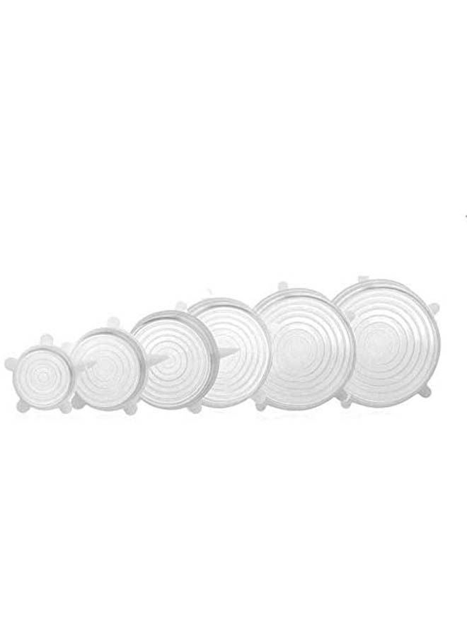 Generic Silicone Stretch Food Cover Set White 20cm 