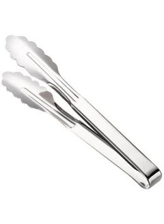 Generic Stainless Steel Food And Ice Tong Silver 31x6cm 