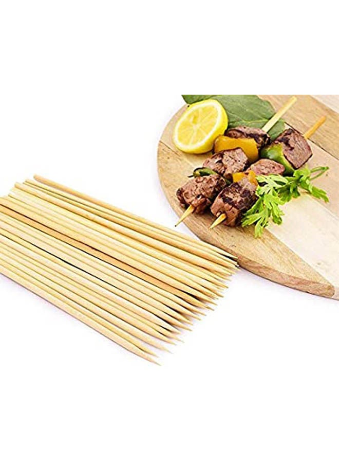 ماركة غير محددة Thick Wood Stick Bbq 8 Beige 25cm 