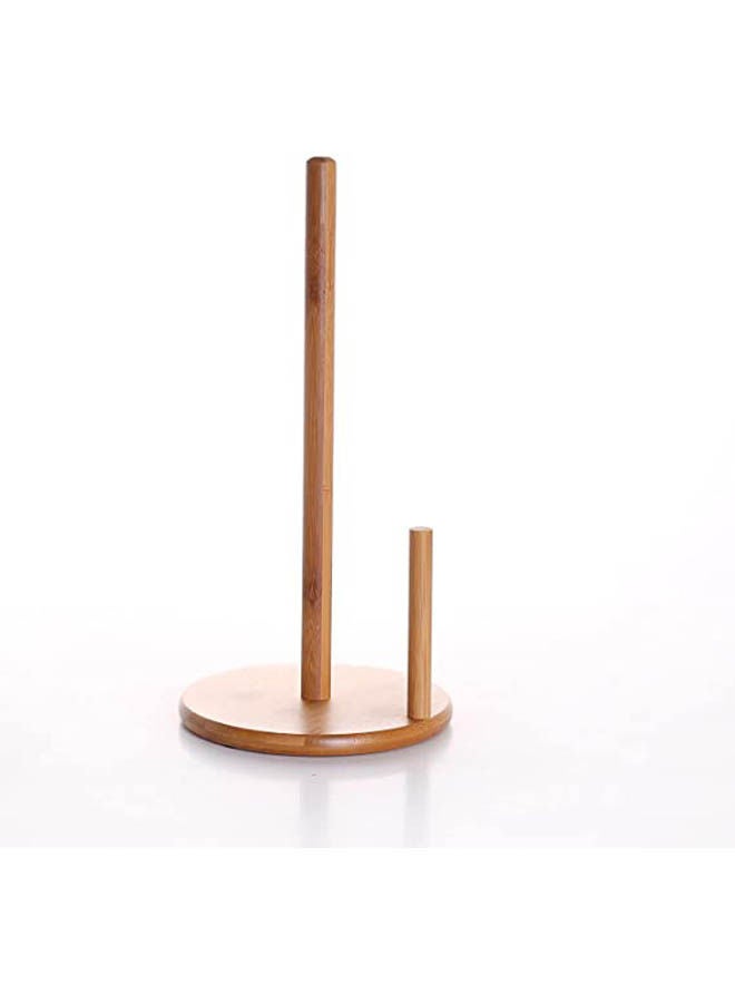 Wooden Tissue Stand Beige