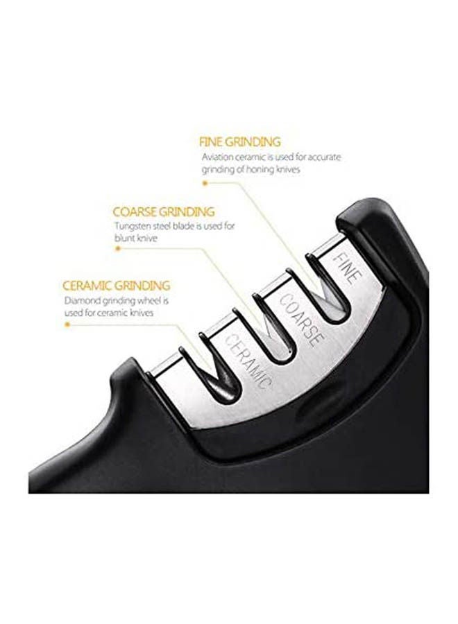 Edge Grip 3 Stage Knife Sharpener Black - Image 2