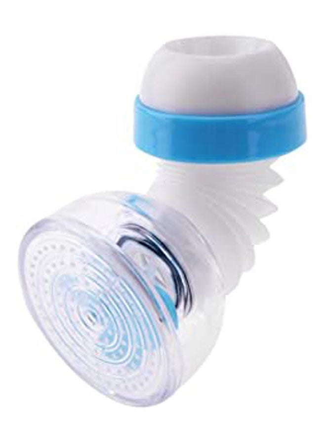 Faucet Shower Head Extended Filter Water White-Blue - Image 1
