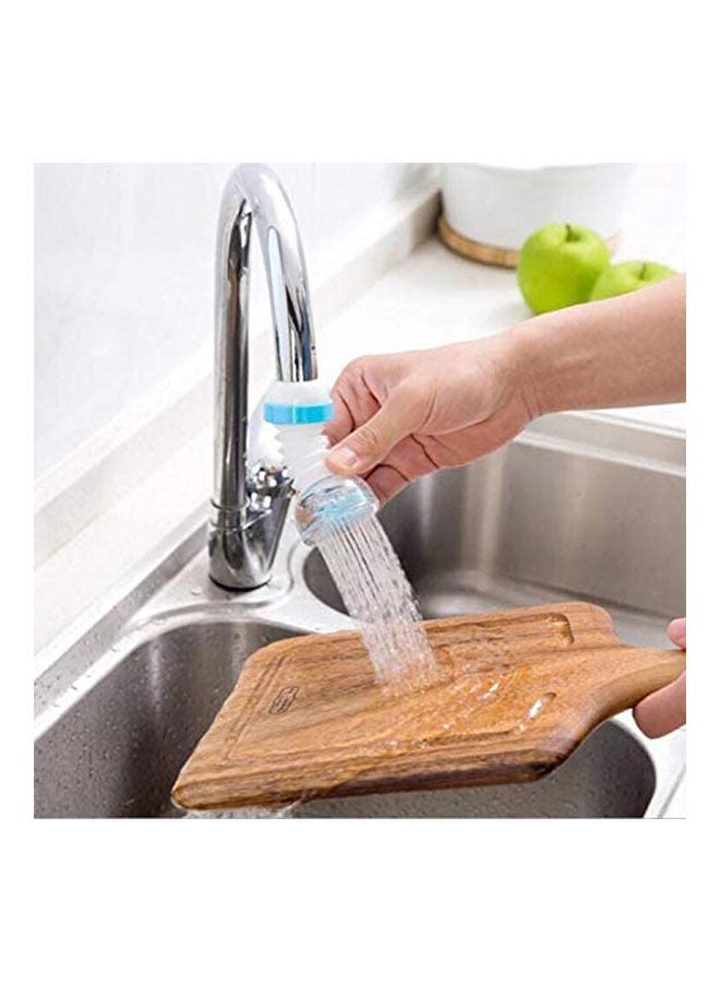 Faucet Shower Head Extended Filter Water White-Blue - Image 2