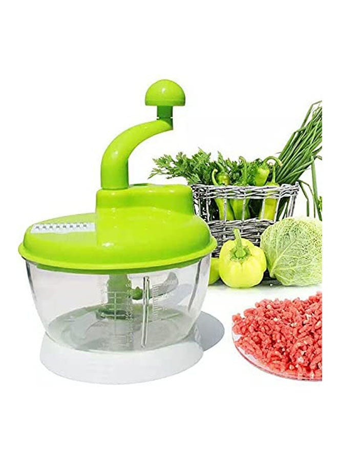 Hand Grinder For The Kitchen -Fruit And Vegetables Slices Green - Image 2