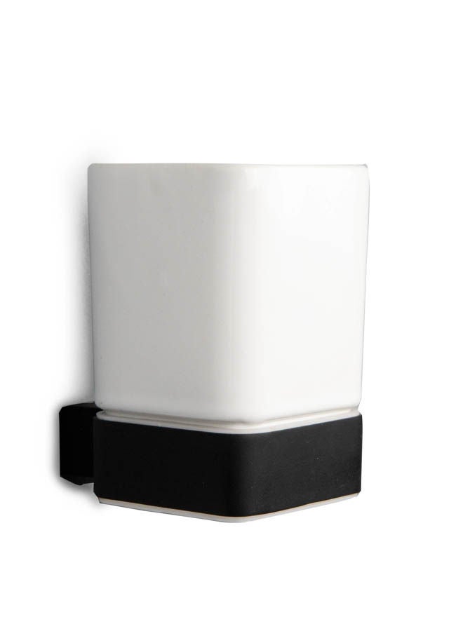 Siag Sleek Toothbrush Holder – Stylish and Durable Storage Solution for Bathroom Organization. Black  - Image 1