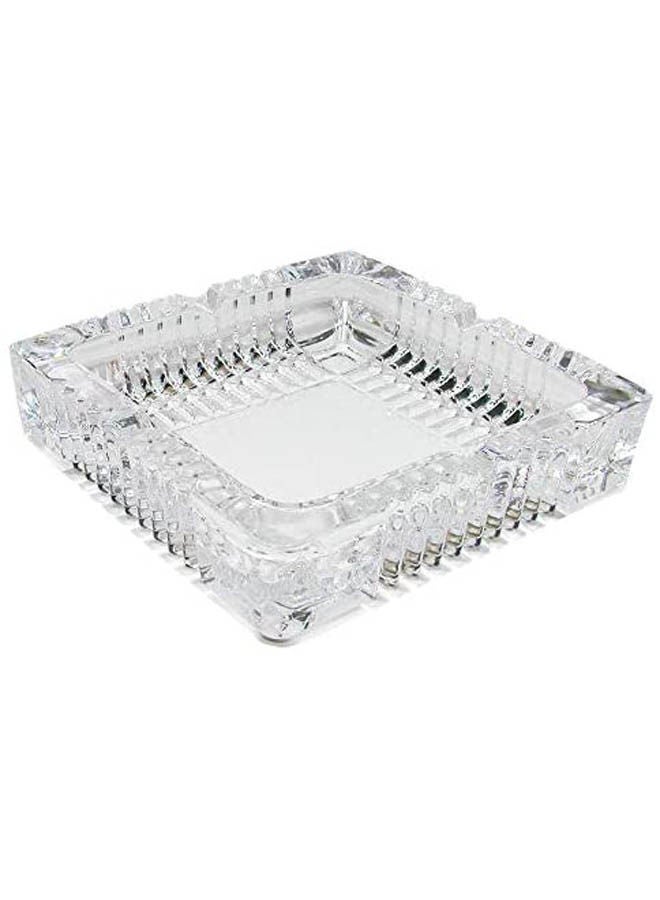 Ashtray, Crystal Large Clear 18cm 