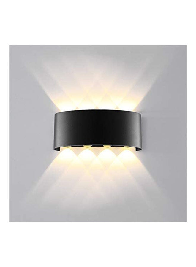 Led Wall Light Outdoor 8W Waterproof Nordic Style Wall Lamps Yellow - Image 2