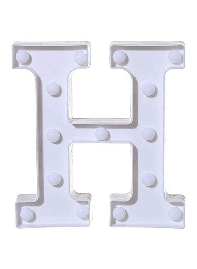 ضوء LED للحروف الأبجدية - حرف H  - Image 2