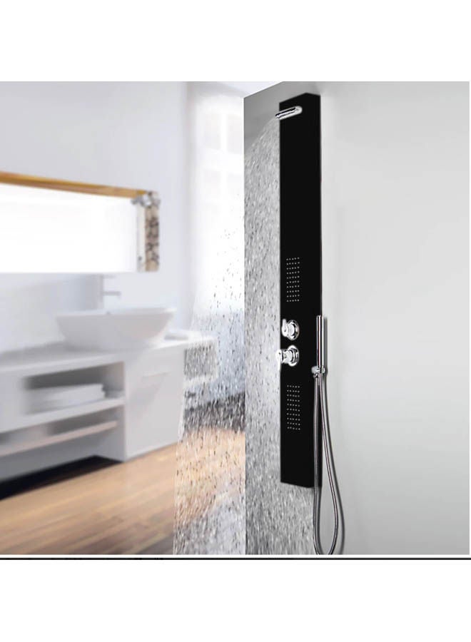 Siag Shower Panel A075 Black 1550x180mm - Image 2