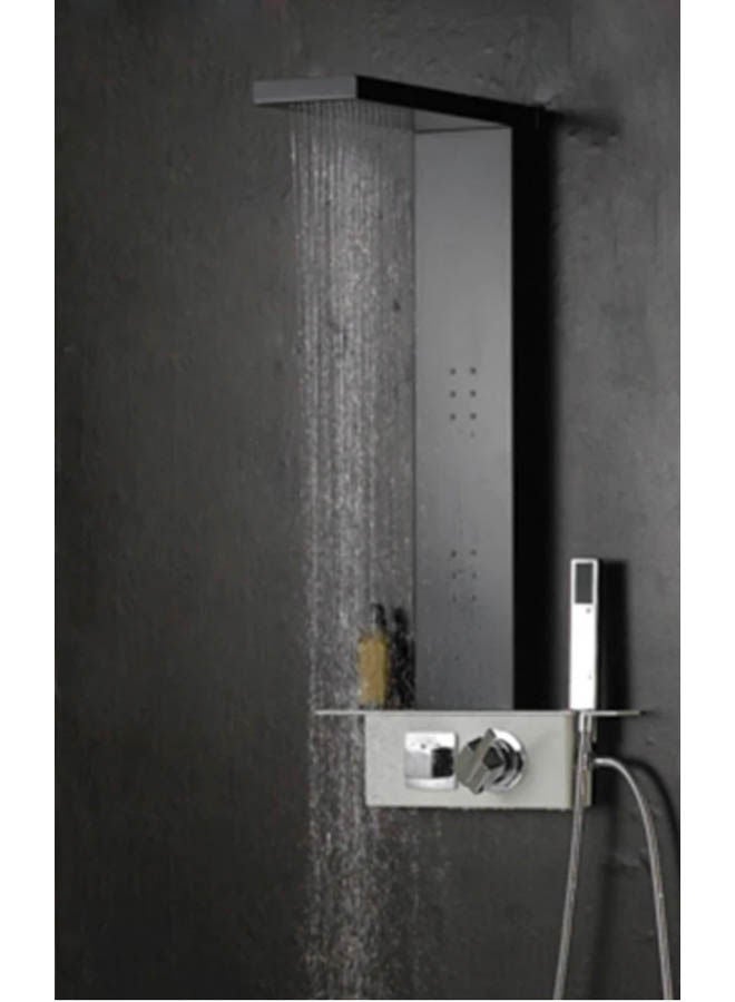 Siag Shower Panel A133 Black 920x450mm - Image 2