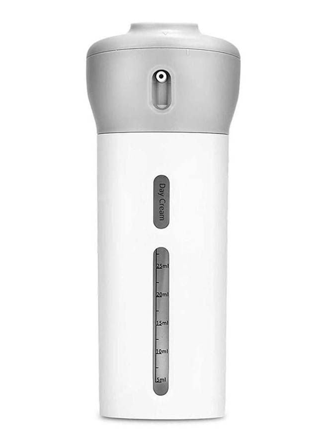 Nacuwa - 4-In-1 Organized Leak Proof Travel Size Toiletries White - Image 1