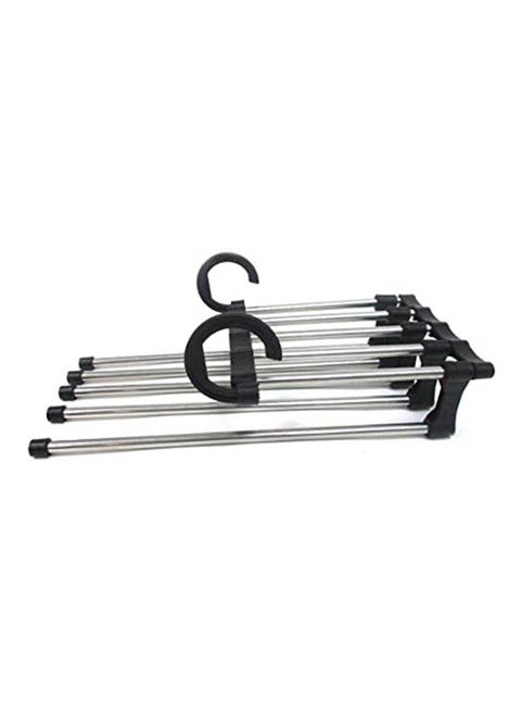Space Saving Pant Trouser Rack Hanger 5 In 1 Multicolour