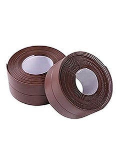 Generic 2 Pack Caulk Strip Pe Self Adhesive Tape For Bathtub Bathroom Shower Toilet Kitchen Wall Waterproof Mildewproof Sealing Tape Brown 320 X 3.8cm  - Image 1
