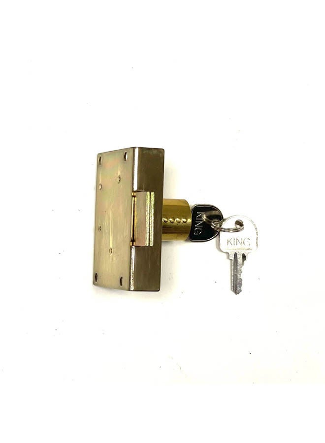 Siag Mortice Drawer Lock Gold  - Image 2