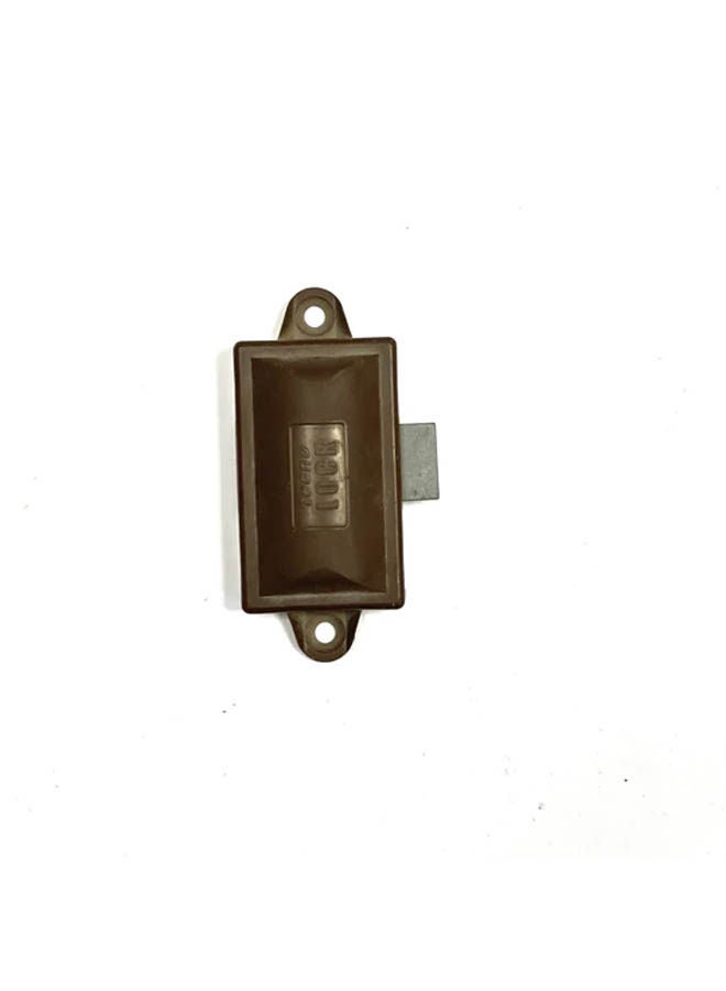 Siag Plastic Door Lock Brown  - Image 1
