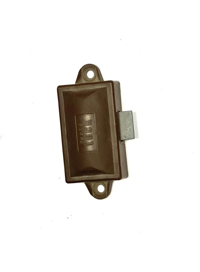 Siag Plastic Door Lock Brown  - Image 2