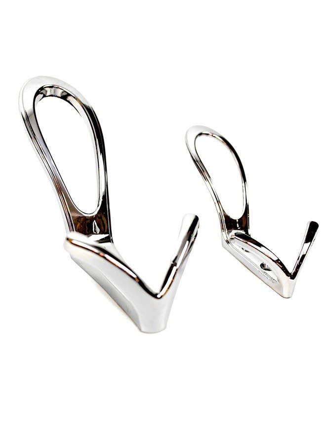 Siag Large Clothes Hook 4 Silver  - Image 1