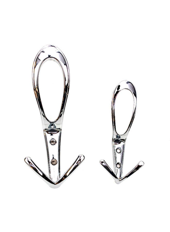 Siag Large Clothes Hook 4 Silver  - Image 2