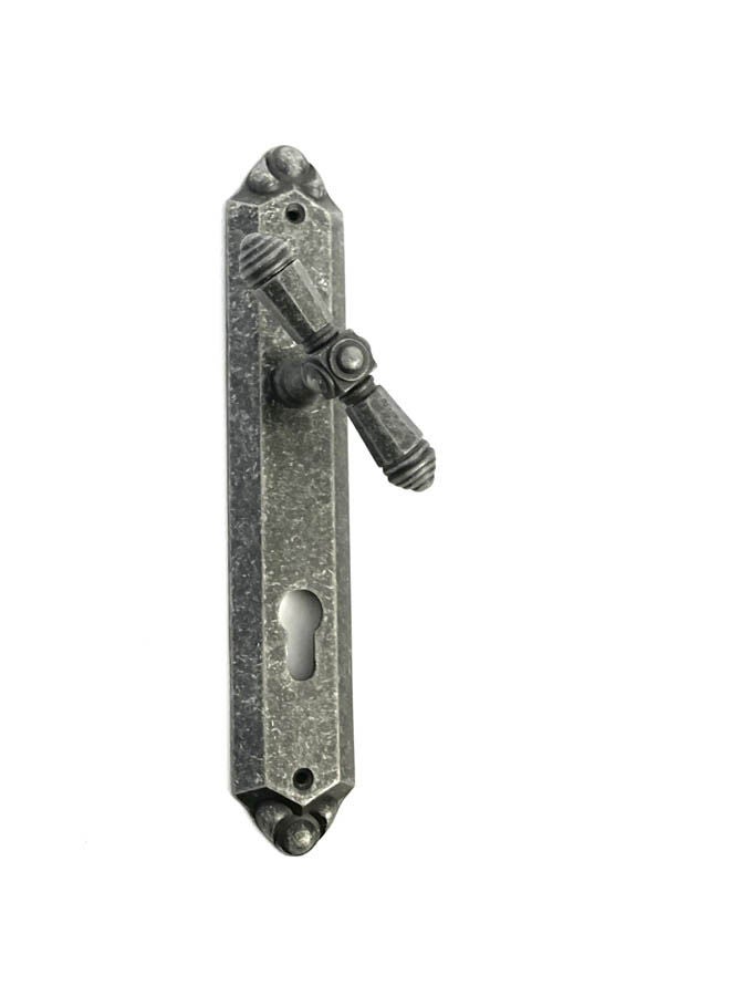 Siag 1 2 Cylinder Door Handle Silver - Image 2