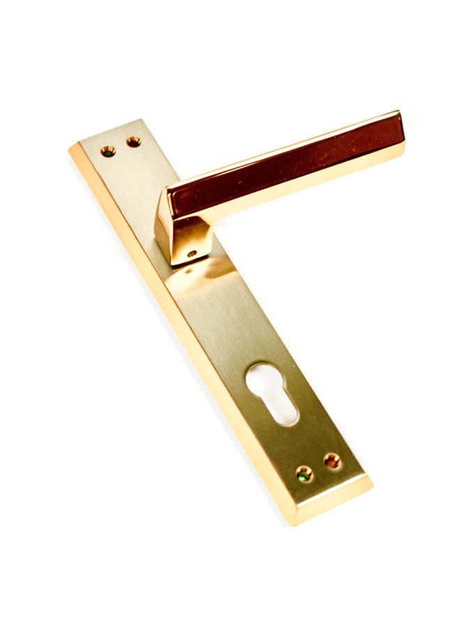 Siag Atlas Cylinder Door Handle Gold - Image 2