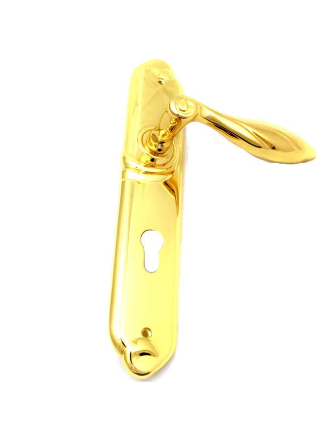 Siag cylinder Door Handle E177 761 Gold - Image 1