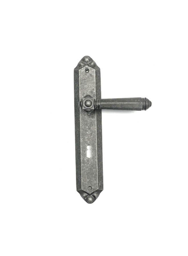 Siag Bedroom Door Handle Silver mate  - Image 1