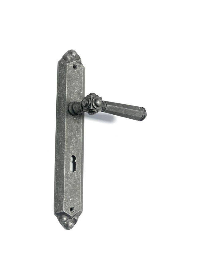 Siag Bedroom Door Handle Silver mate  - Image 2