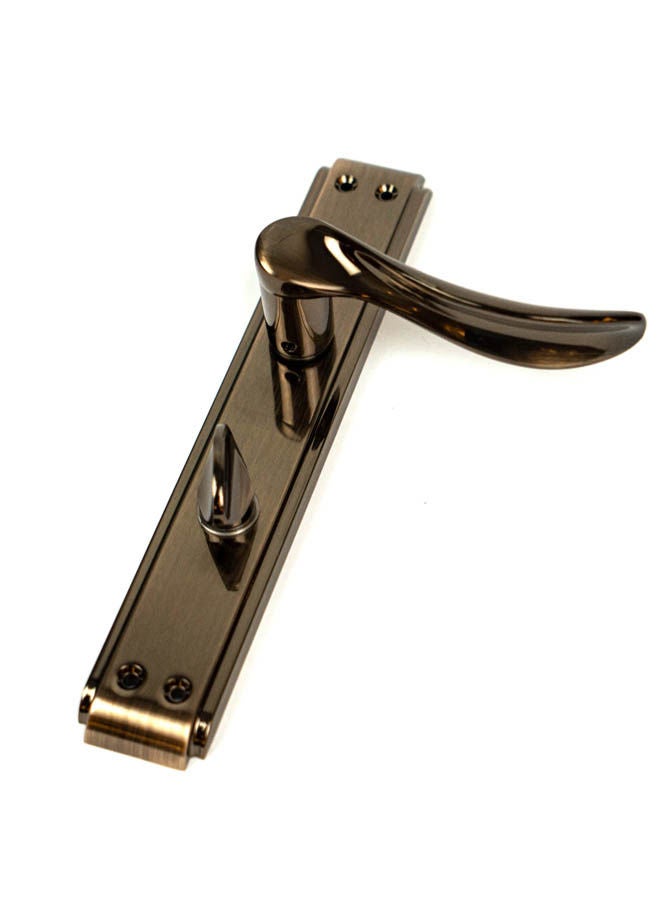 Bukra Bathroom Door Handle Bronze