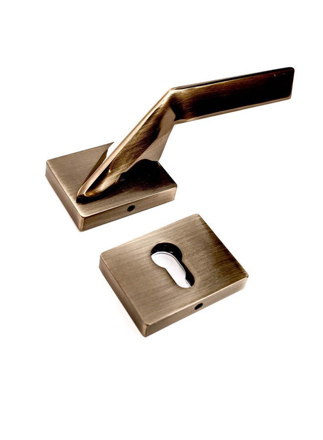 Siag Gama Rosetta Cylinder Door Handle Bronze  - Image 2