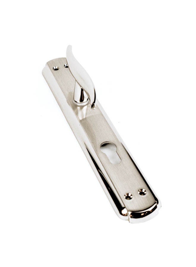 Siag Hazal 1 2 Cylinder Door Handle 2 Silver - Image 2