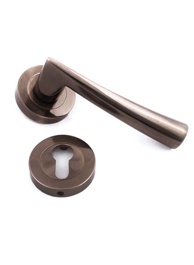 Siag Hazal Rosetta Cylinder Door Handle Bronze