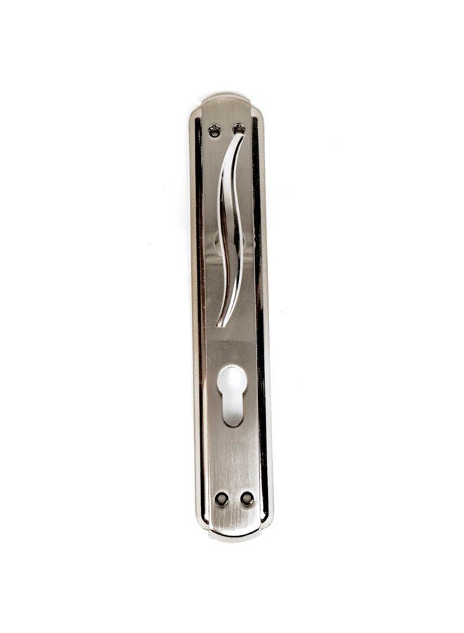 Siag Hazal 1 2 Cylinder Door Handle 2 Silver - Image 1