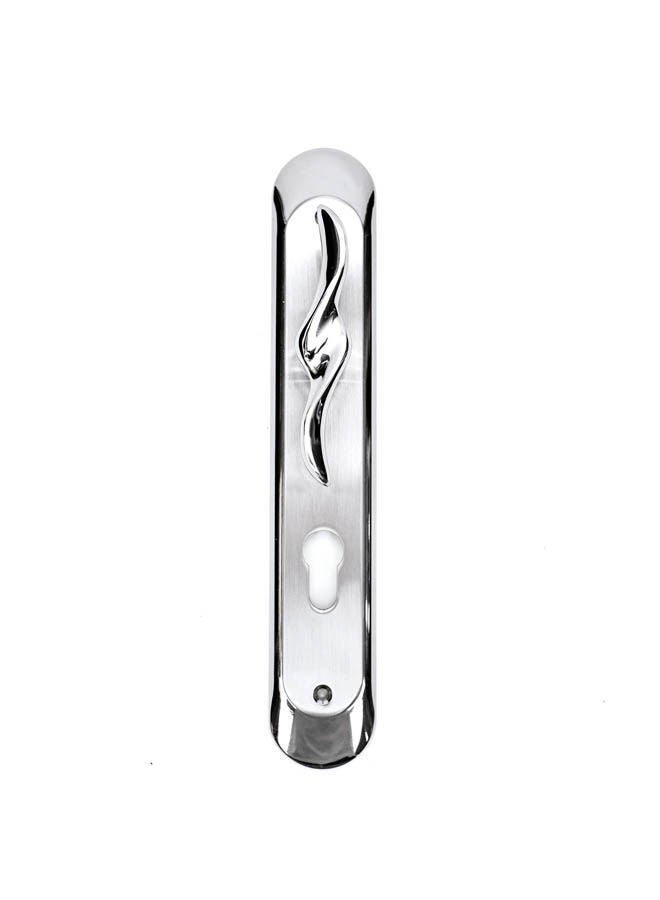 Siag Pinar 1 2 Cylinder Door Handle 1 Silver  - Image 1