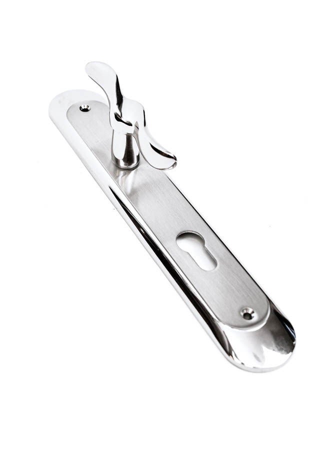 Siag Pinar 1 2 Cylinder Door Handle 1 Silver  - Image 2