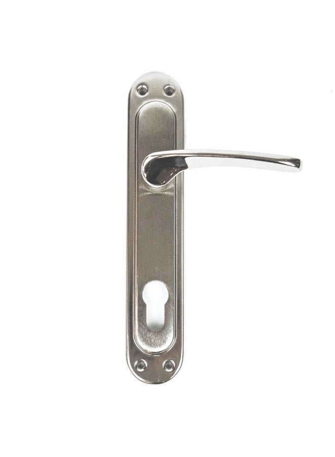 Turkish Bathroom Door Handle Silver  - Image 1