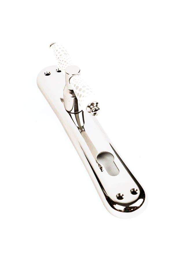 Siag Yakut 1 2 Cylinder Door Handle 1 Silver