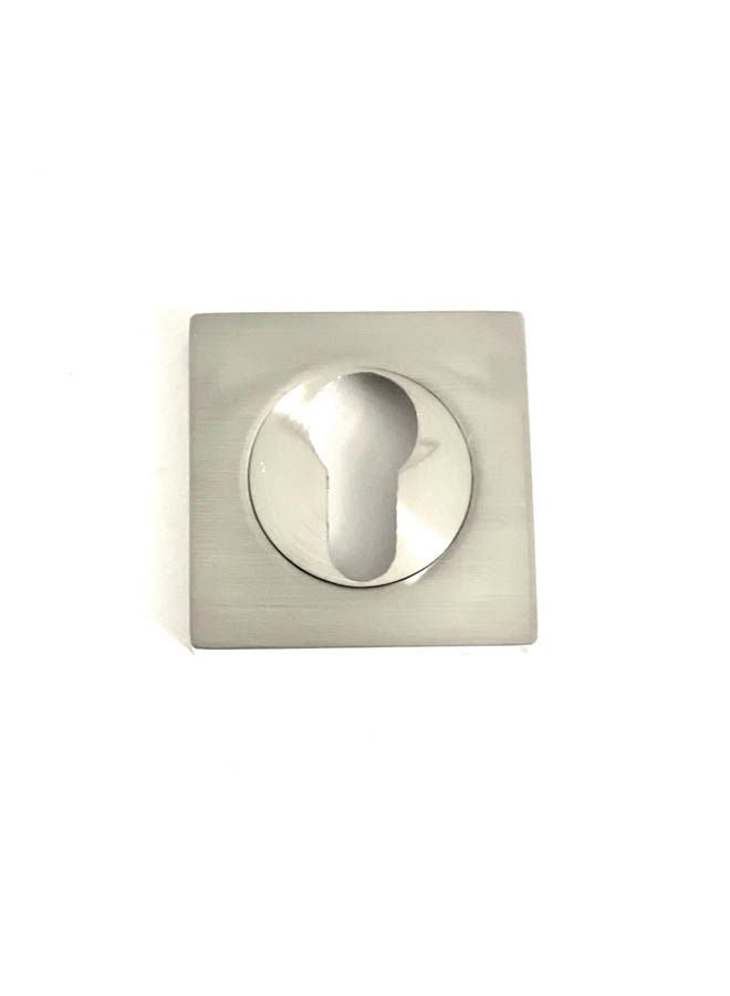 Siag Square Door Cylinder Cover 1 Silver - Image 1