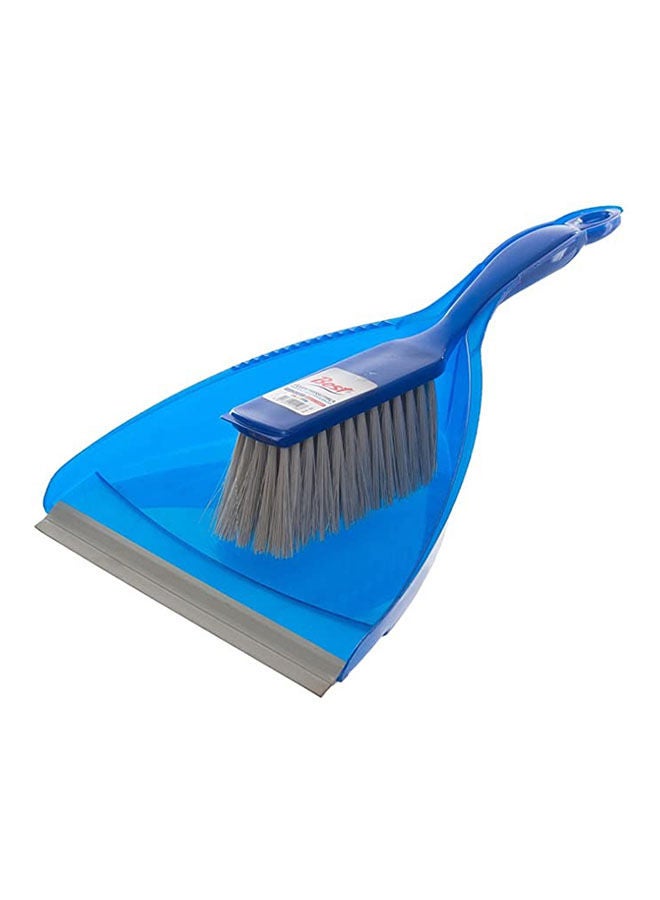 Cleaning Brush With Shovel - Blue