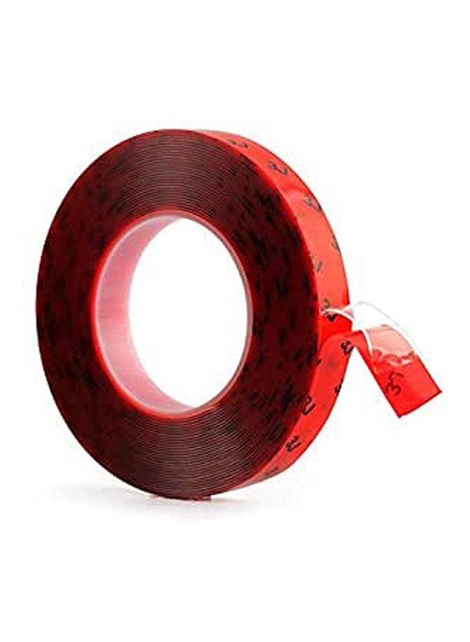 Reusable Washable Adhesive Gel Magic Tape Strong Adhesive Red - Image 1