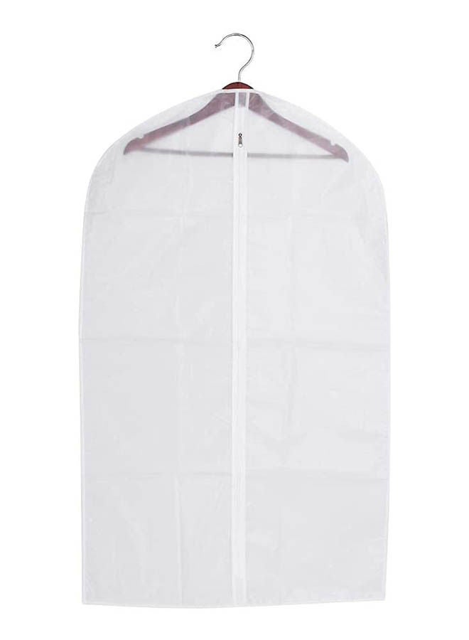 Clothes Dress Protector Dustproof Cover Garment Suit Skirt Bag Organizer Size M White  - Image 1