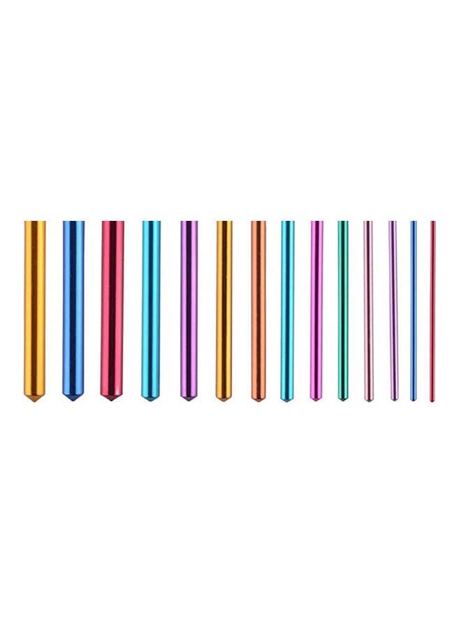 Crochet Hook Kit Metal Sewing Needles 22 Pieces Knitting Needles Weave Sweater Multicolour - Image 2
