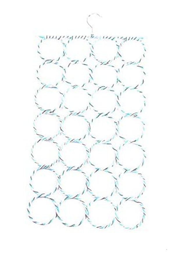 Generic - Fabric Scarves Hanger 28 Holes Blue - Image 1