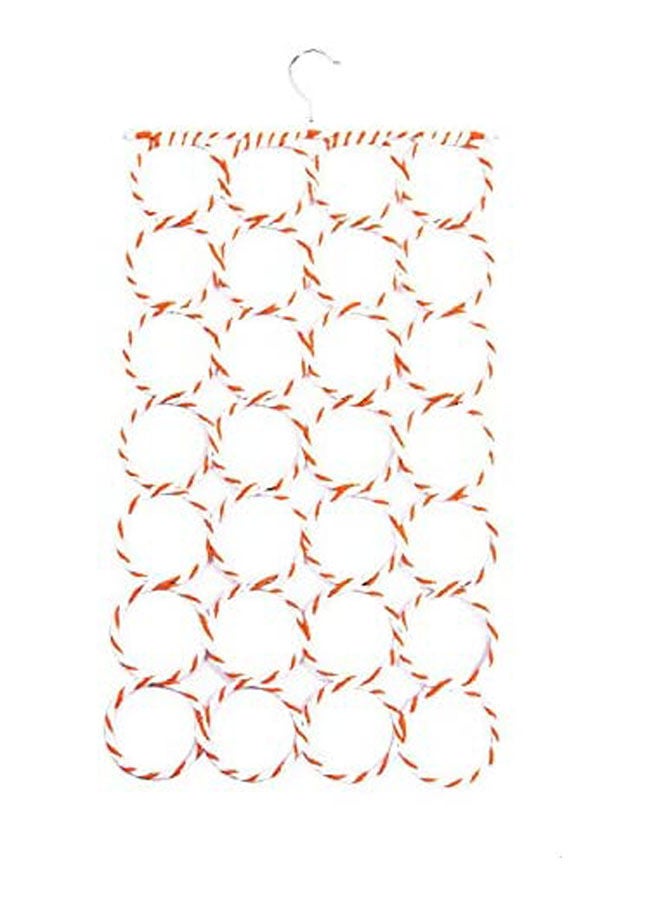 Generic - Fabric Scarves Hanger 28 Holes Red - Image 1