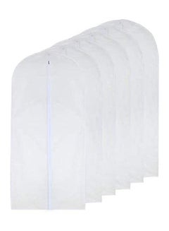 Suit Bag Moth Proof Garment Bags Breathable Full Zipper Dust Cover Clear 40x24cm