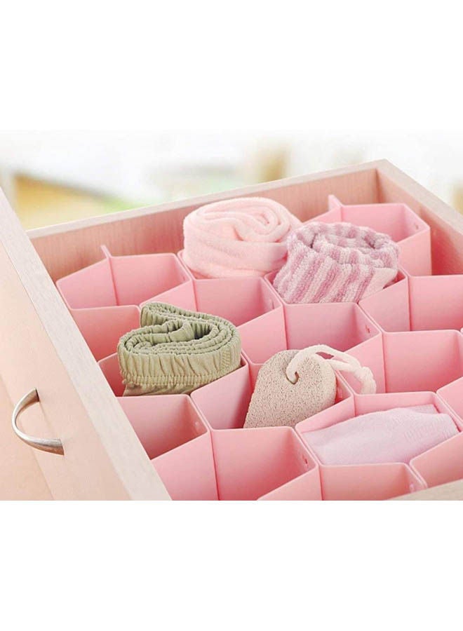 Grid Honeycomb Drawer Organizer Household Free Combined Plastic Underwear Stocks Ties Belts Storage Separator Multicolour  - Image 2