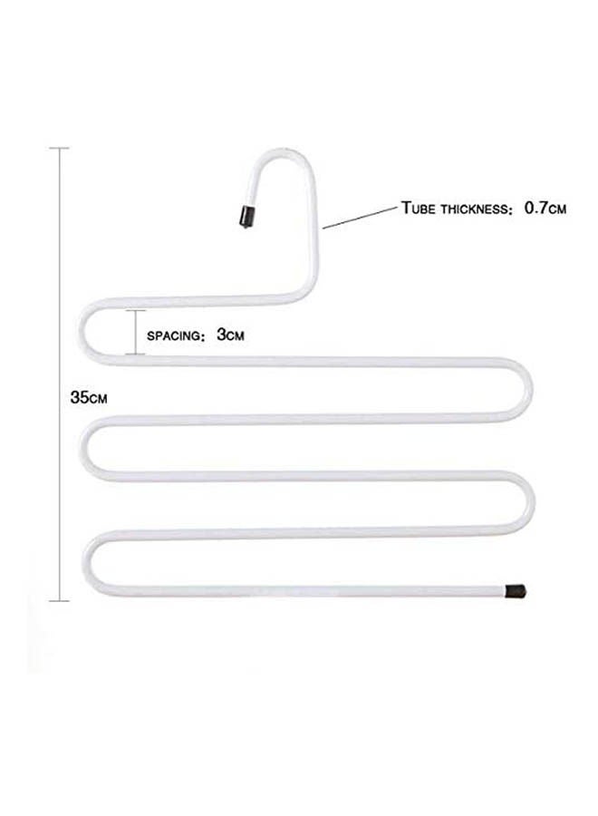 Generic - Hanger Pants Clothes Holder Rack S Shape White - Image 1